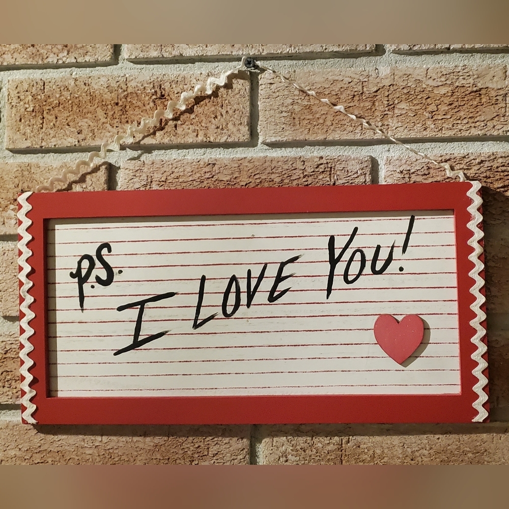 P.S. I Love You sign